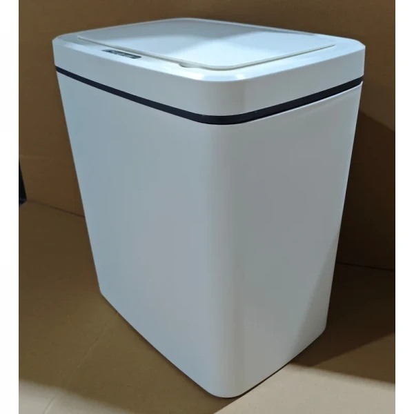 Мусорное ведро сенсорное прямоугольное Mixxus WAVE-TC0110 White 10 л цвет белый (MI7073)