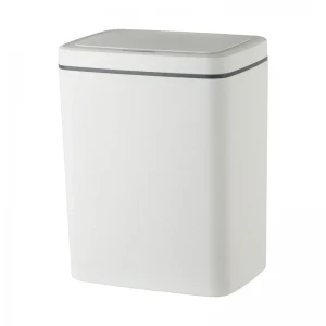 Мусорное ведро сенсорное прямоугольное Mixxus WAVE-TC0110 White 10 л цвет белый (MI7073)