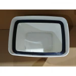 Мусорное ведро сенсорное прямоугольное Mixxus WAVE-TC0110 White 10 л цвет белый (MI7073)