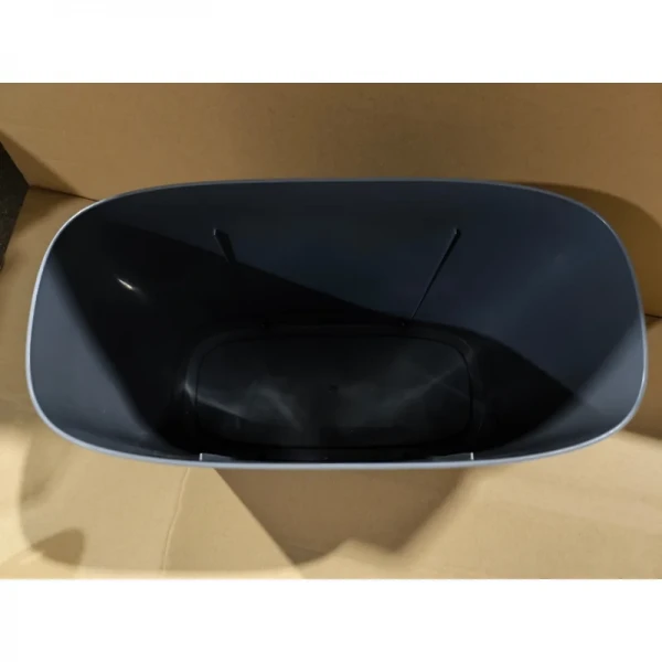 Відро для сміття сенсорне овальне Mixxus Flat-TC0109 Graphite 9 л колір графіт (MI7075)