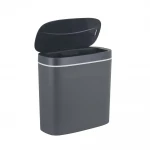 Відро для сміття сенсорне овальне Mixxus Flat-TC0109 Graphite 9 л колір графіт (MI7075)