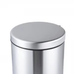 Відро для сміття з плавним закриттям кругле Mixxus Ellipse-TC0205 SS Color 5л колір нержавійка (MI7076)