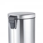 Відро для сміття з плавним закриттям кругле Mixxus Ellipse-TC0205 SS Color 5л колір нержавійка (MI7076)