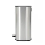 Відро для сміття з плавним закриттям овальне Mixxus Premium Diverse-TC0105 SS Color 5л колір наржавійка (MI7078)