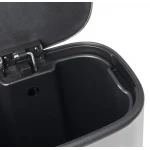 Мусорное ведро с плавным закрытием овальное Mixxus Premium Diverse-TC0105 SS Color 5л цвет нержавейка (MI7078)