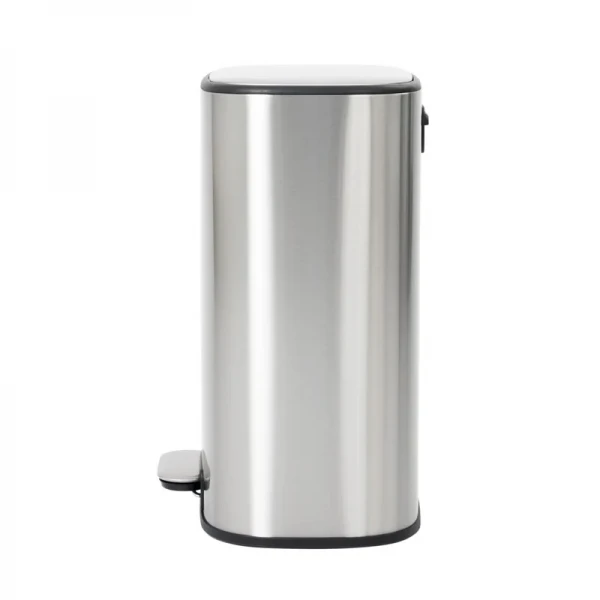 Відро для сміття з плавним закриттям овальне Mixxus Premium Diverse-TC0112 SS Color 12л колір наржавійка (MI7079)