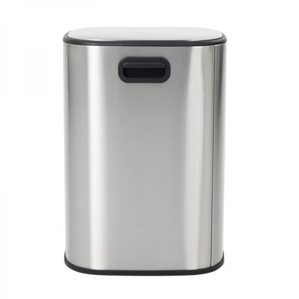 Відро для сміття з плавним закриттям овальне Mixxus Premium Diverse-TC0112 SS Color 12л колір наржавійка (MI7079)