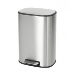 Відро для сміття з плавним закриттям овальне Mixxus Premium Diverse-TC0112 SS Color 12л колір наржавійка (MI7079)