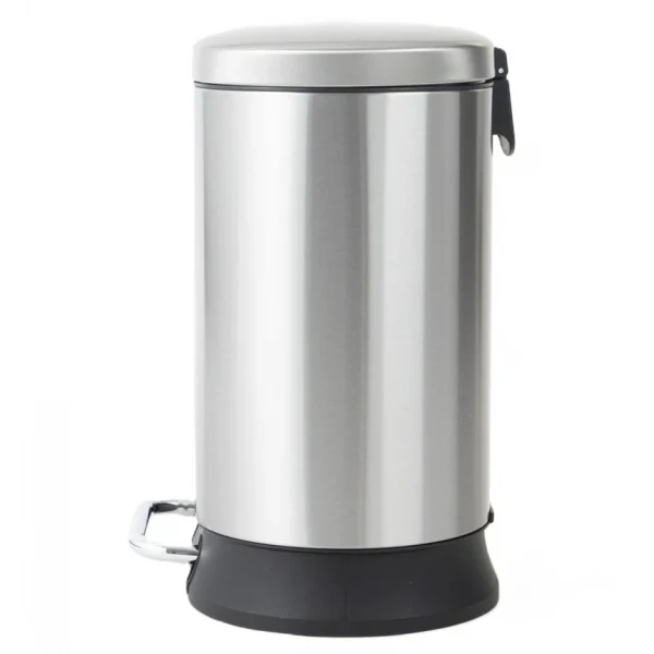 Мусорное ведро с плавным закрытием овальное Mixxus Premium Strong-TC0105 SS Color 5л цвет нержавейка (MI7080)