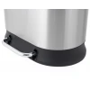 Мусорное ведро с плавным закрытием овальное Mixxus Premium Strong-TC0105 SS Color 5л цвет нержавейка (MI7080)
