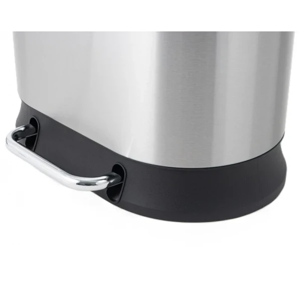 Мусорное ведро с плавным закрытием овальное Mixxus Premium Strong-TC0105 SS Color 5л цвет нержавейка (MI7080)