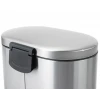 Мусорное ведро с плавным закрытием овальное Mixxus Premium Strong-TC0105 SS Color 5л цвет нержавейка (MI7080)