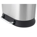 Відро для сміття з плавним закриттям овальне Mixxus Premium Strong-TC0120 SS Color 20л колір наржавійка (MI7081)