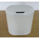 Відро для сміття сенсорне овальне Mixxus Premium Topper-TC0112 White 12л колір білий (MI7082)