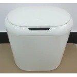 Мусорное ведро сенсорное овальное Mixxus Premium Topper-TC0112 White 12л цвет белый (MI7082)