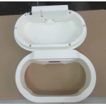 Мусорное ведро сенсорное овальное Mixxus Premium Topper-TC0112 White 12л цвет белый (MI7082)