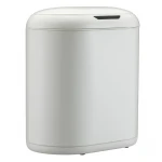 Мусорное ведро сенсорное овальное Mixxus Premium Topper-TC0112 White 12л цвет белый (MI7082)