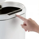 Мусорное ведро сенсорное овальное Mixxus Premium Topper-TC0112 White 12л цвет белый (MI7082)