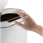 Мусорное ведро сенсорное овальное Mixxus Premium Topper-TC0112 White 12л цвет белый (MI7082)