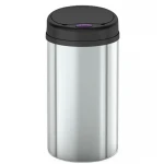 Відро для сміття сенсорне кругле Mixxus Premium Ellipse-TC0109 Chrome-Black 9л (хром-чорне) (MI7083)
