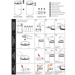 Мусорное ведро сенсорное круглое Mixxus Premium Ellipse-TC0109 Chrome-Black 9л (хром-черное) (MI7083)