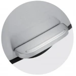 Мусорное ведро с плавным закрытием прямоугольное Mixxus Bevel-TC0105 SS Color 5л цвет нержавейка (MI7086)