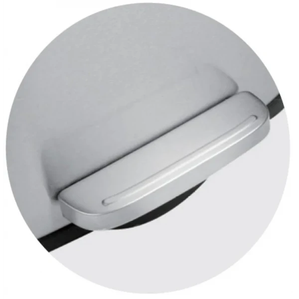 Мусорное ведро с плавным закрытием прямоугольное Mixxus Bevel-TC0112 SS Color 12л цвет нержавейка (MI7087)