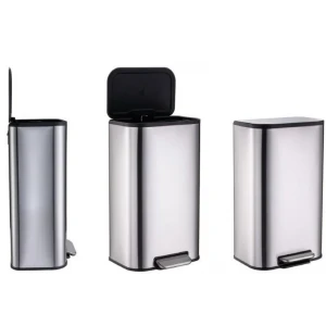 Мусорное ведро с плавным закрытием прямоугольное Mixxus Cubic-TC0112 SS Color 12л цвет нержавейка (MI7089) Мусорное ведро с плавным закрытием прямоугольное Mixxus Cubic-TC0112 SS Color 12л цвет нержавейка (MI7089)