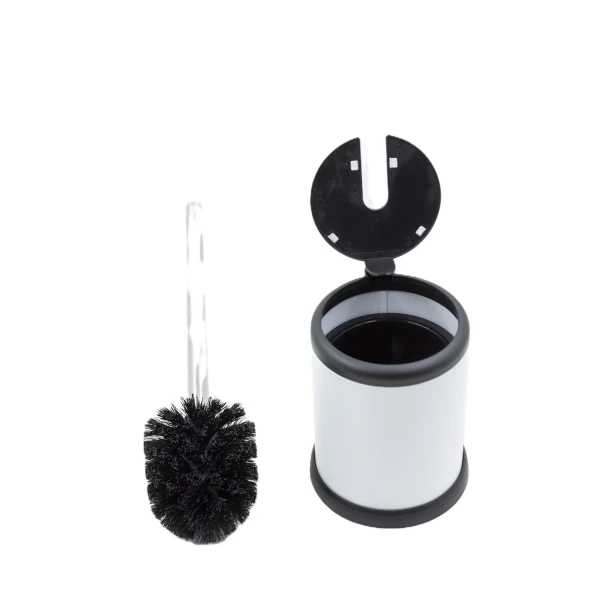 Йоржик для унітазу підлоговий Mixxus Topper-TB0201 White колір білий (MI7094)