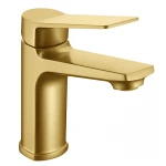 Змішувач для умивальника Mixxus Wilson 001 Brushed Gold (Колір матове золото) (MI7128)