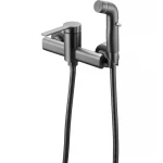 Смеситель для гигиенического душа Mixxus Lord 024 Graphite с лейкой (Цвет графит) (MI7136)