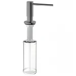 Дозатор для мийного засобу врізний Mixxus DIS-03.SUS Graphite з нерж.сталі SUS304 300 мл (графіт) (MI7156)