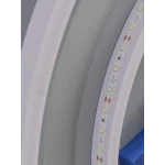 Дзеркало Mixxus PLAIN MC02-80-CASE з LED Touch, Anti-fog, димером, регулюванням яскравості, годинником (MI7158)