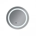 Дзеркало Mixxus PLAIN MC02-80-CASE з LED Touch, Anti-fog, димером, регулюванням яскравості, годинником (MI7158)
