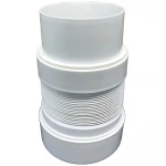 Гофротруба унітазна армована Mixxus GA-01-B 440 мм для пластикової канализації d 110 мм (MI8180)