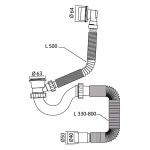 Сифон для ванни Mixxus SV-03-A 1 1/2
