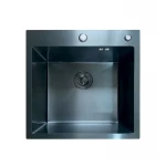 Мийка Mixxus MH5050 Micro Decor Black (3.0/0.8) з нерж. сталі (колір чорний) (MI8215)