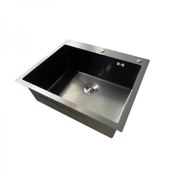 Мийка Mixxus MH5843 Micro Decor Graphite (3.0/0.8) з нерж. сталі (колір графіт) (MI8217)