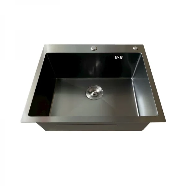 Мийка Mixxus MH5843 Micro Decor Graphite (3.0/0.8) з нерж. сталі (колір графіт) (MI8217)