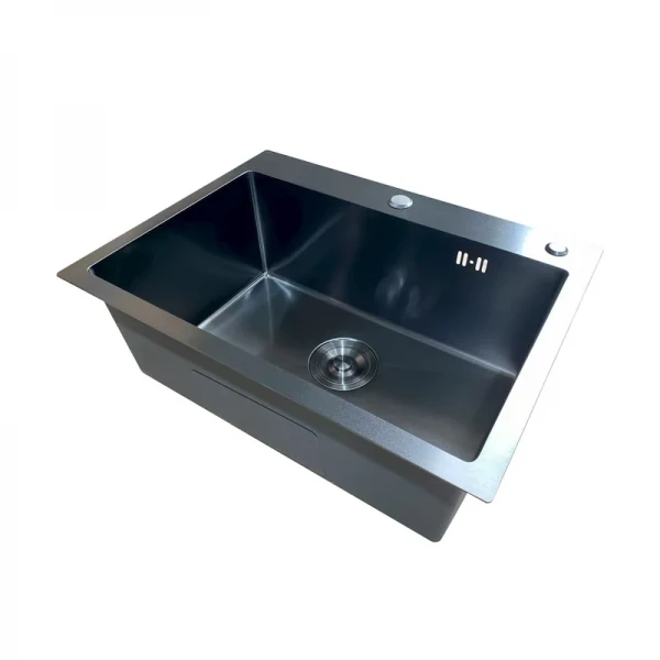 Мийка Mixxus MH5843 Micro Decor Black (3.0/0.8) з нерж. сталі (колір чорний) (MI8219)