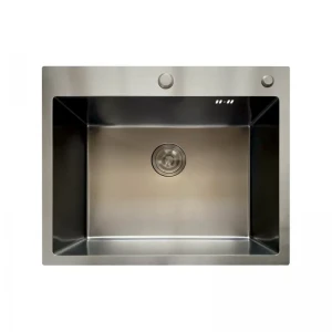 Мойка Mixxus MH6050 Micro Decor Graphite (3.0/0.8) из нерж. стали (цвет графит) (MI8221)