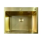 Мийка Mixxus MH6050 Micro Decor Brushed Gold (3.0/0.8) з нерж. сталі (колір матове золото) (MI8222)