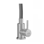 Смеситель для кухни MIXXUS SUS-011-T REFL.GRAY из нержавеющей стали SUS304, серый, с гибким силиконовым изливом (MI8227)