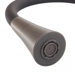 Смеситель для кухни Mixxus Premium Matis 011-T латунный графит/черный с гибким изливом (MI8268)