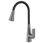 Змішувач для кухні Mixxus Premium Matis 011-T (NUT) Graphite Refl.Black (Колір граф.+сил.вилив чорн) (MI8268)