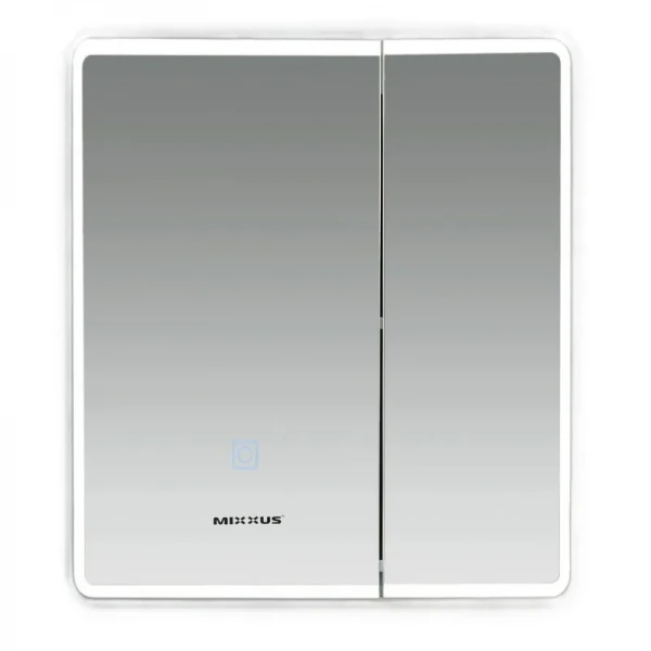 Зеркальный шкафчик Mixxus Premium Olivary CM01-60x70x13 с LED Touch, димером, регулятором яркости (MI8294)