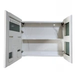 Зеркальный шкафчик Mixxus Premium Olivary CM01-60x70x13 с LED Touch, димером, регулятором яркости (MI8294)