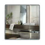 Зеркальный шкафчик Mixxus Premium Olivary CM01-70x70x13 с LED Touch, димером, регулятором яркости (MI8295)