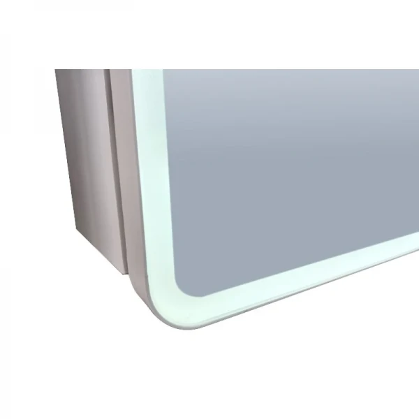 Зеркальный шкафчик Mixxus Premium Olivary CM01-70x70x13 с LED Touch, димером, регулятором яркости (MI8295)