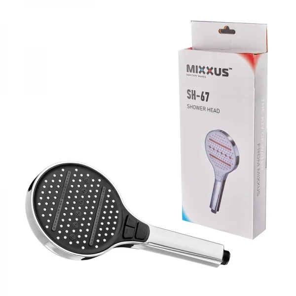 Лійка для душу Mixxus SH-67 хромована з ABS-пластику на 3 режими (MI8305)